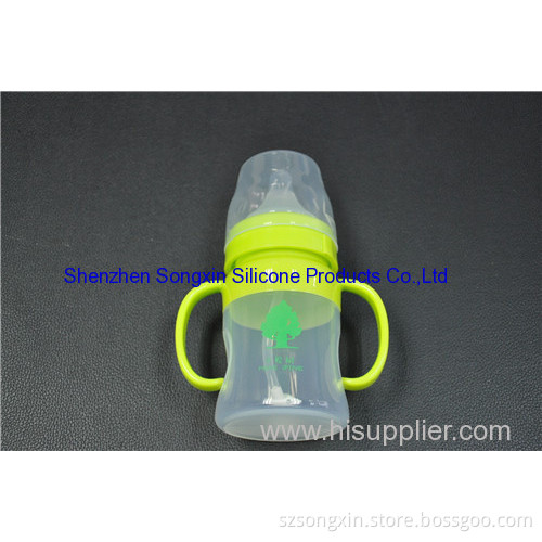 Fda/lfgb Standard Eco-friendly Silicone Baby Bottles